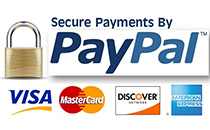 Note: you do not need a Paypal account to make payments.